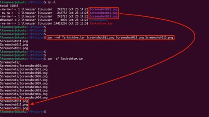 How do I unpack a tar file in Linux?