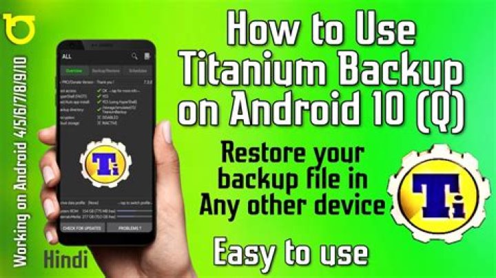 How do I use titanium backup without root?