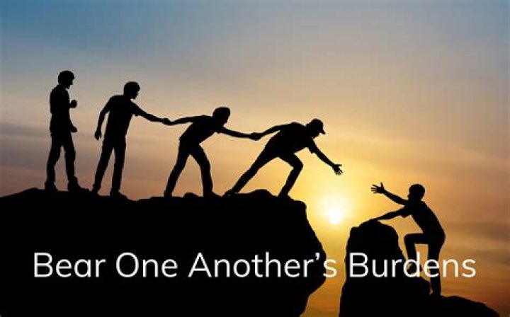 How do you bear one another burden?