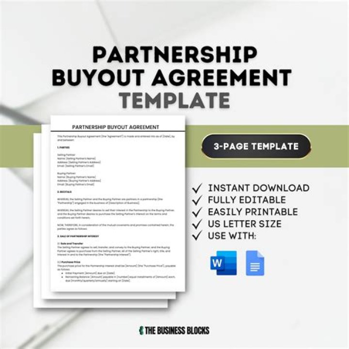 How do you buy someone out of a partnership?