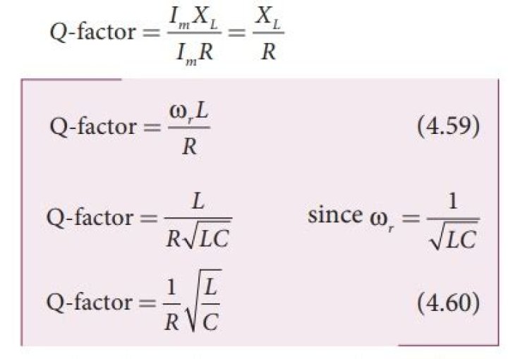 How do you calculate Q factor?