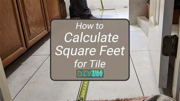 How do you calculate tile pattern?