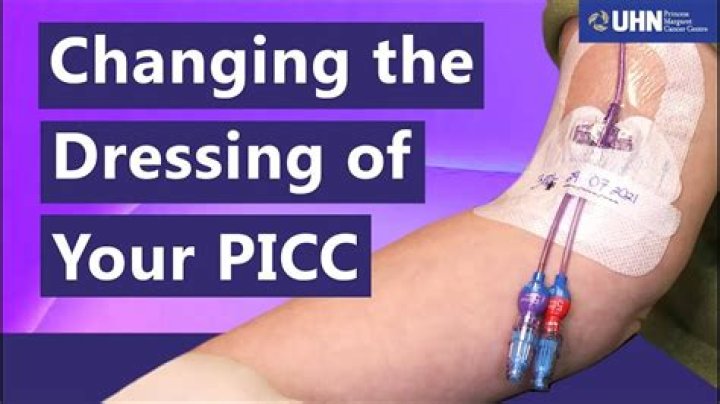 How do you change a catheter dressing?