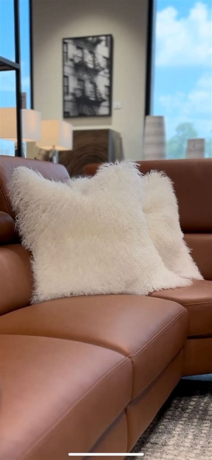 How do you clean a Mongolian lamb pillow?