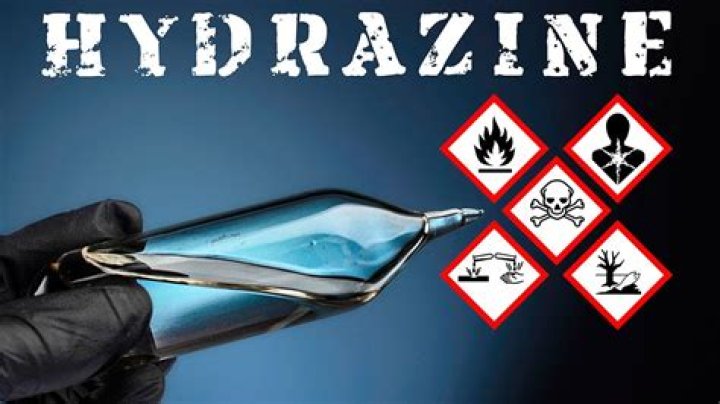 How do you clean up a hydrazine spill?