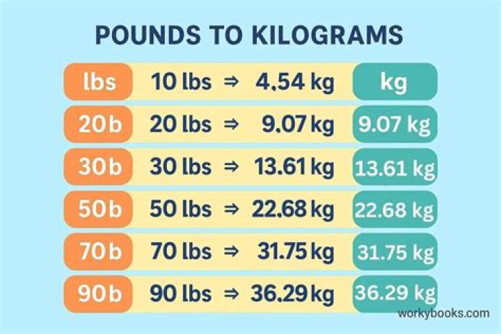 How do you convert pounds and ounces to kilograms?