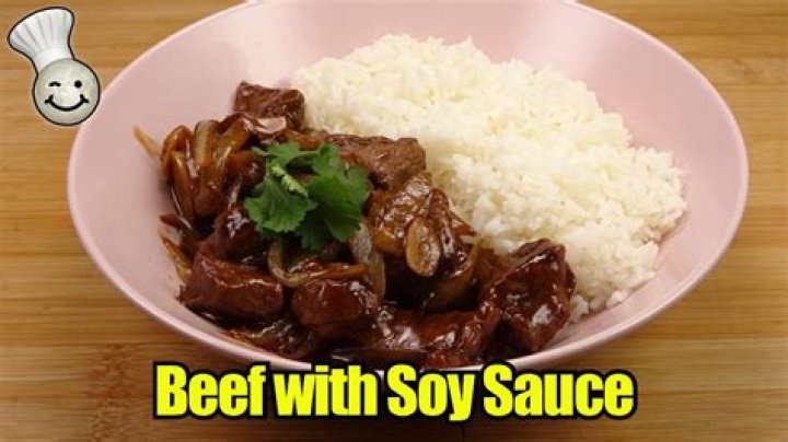 How do you cook beef with soy sauce?