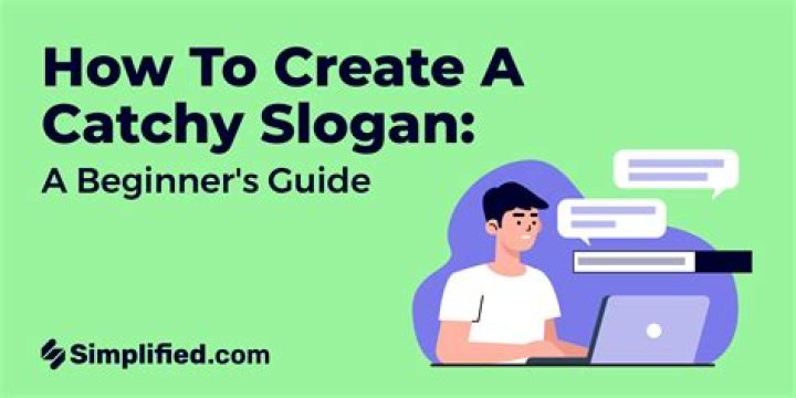 How do you create a catchy slogan?