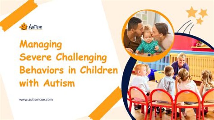 How do you deal with challenging behavior in autism?