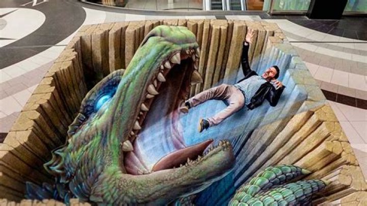 How do you do 3d chalk art?