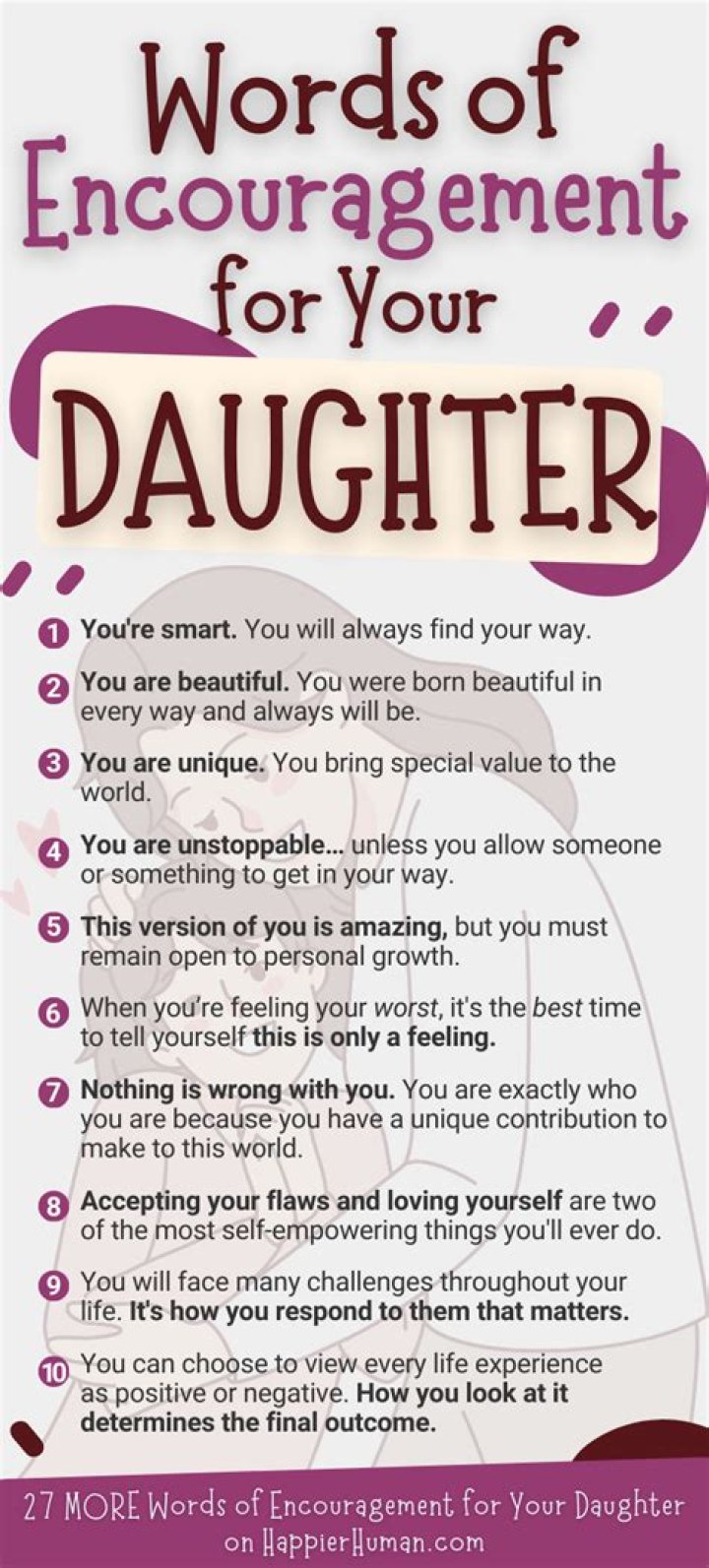 How do you encourage a girl quotes?