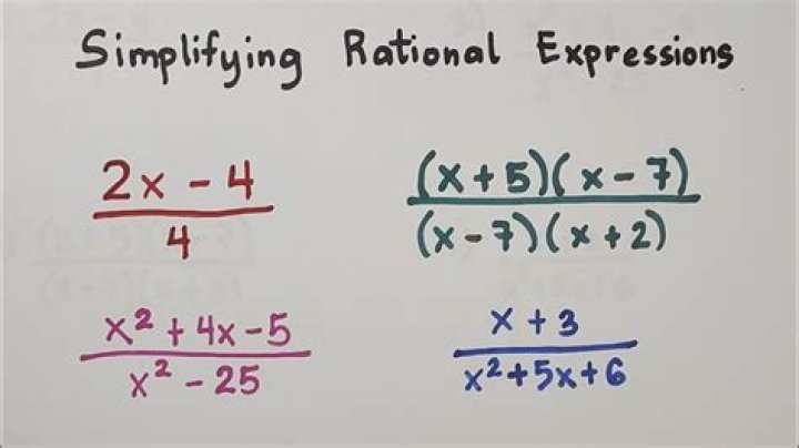 How do you find a rational expression?