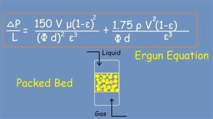 How do you find the density of a packed bed?
