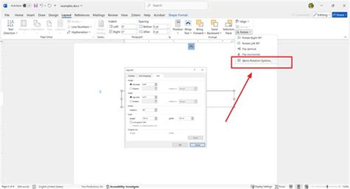 How do you flip text in OpenOffice?