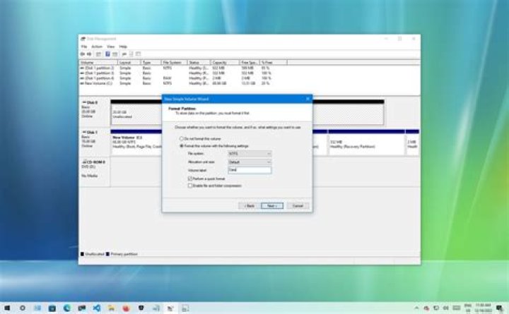 How do you format a Windows drive on a Mac?