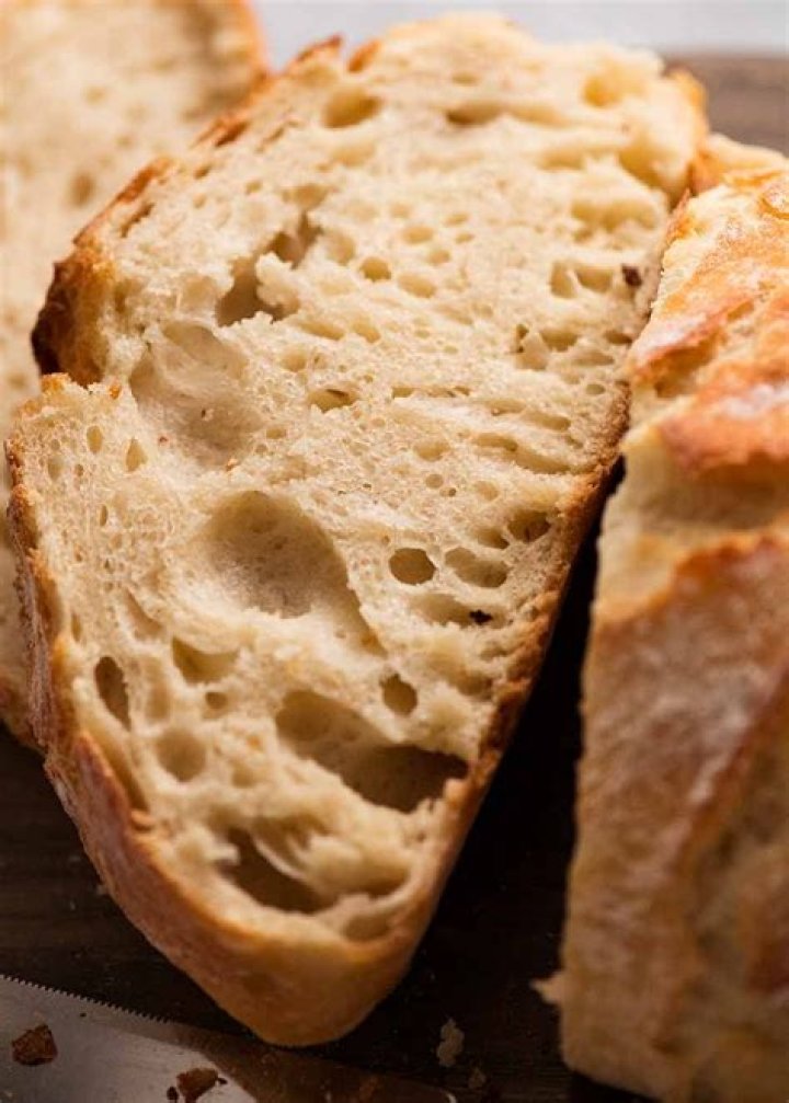 How do you get big holes in artisan bread?