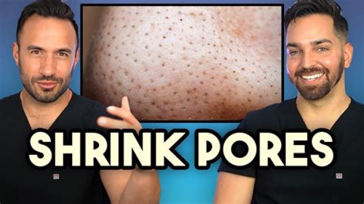 How do you get rid of large pores and wrinkles?