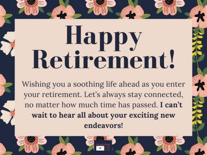 How do you honor someone retiring?