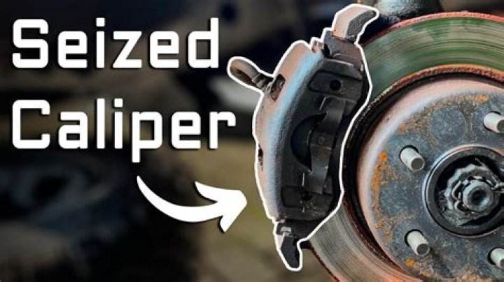 How do you know if your caliper piston is seized?