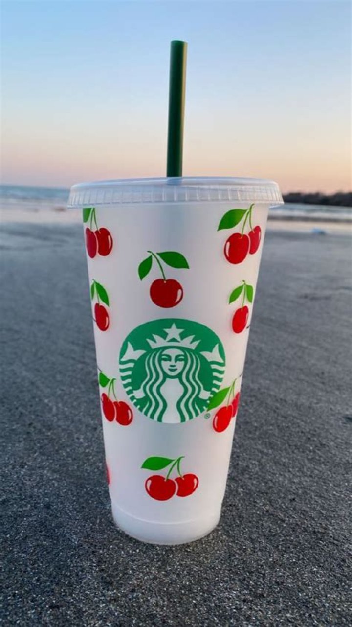 How do you make a custom Starbucks cup?