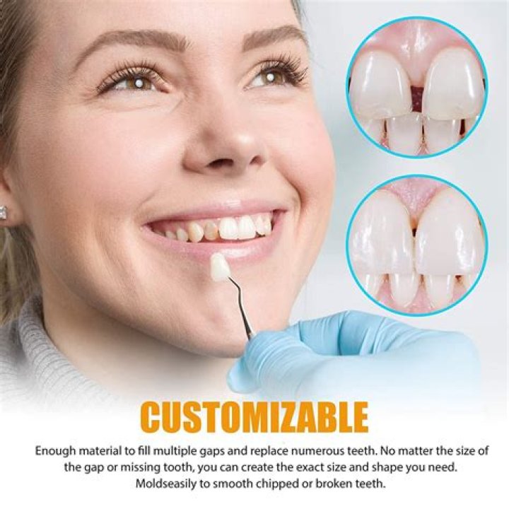 How do you make a fake tooth gap?