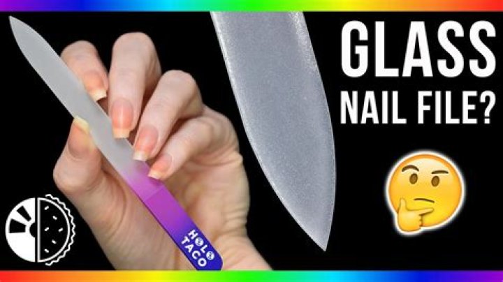 How do you make a glass nail file sharp again?