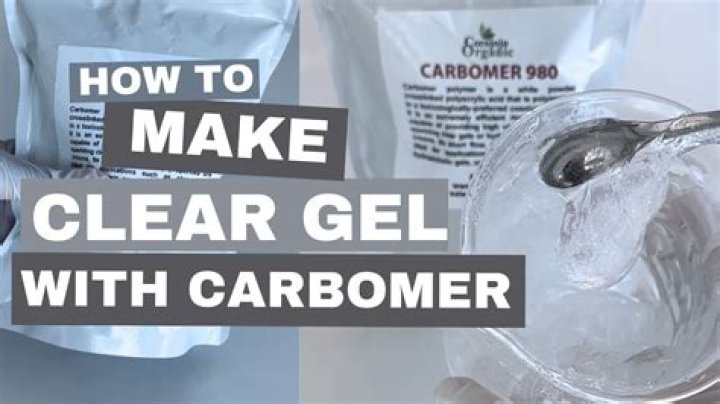 How do you make Carbomer with aloe vera gel?