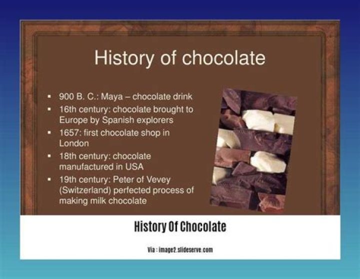 How do you make chocolate history?