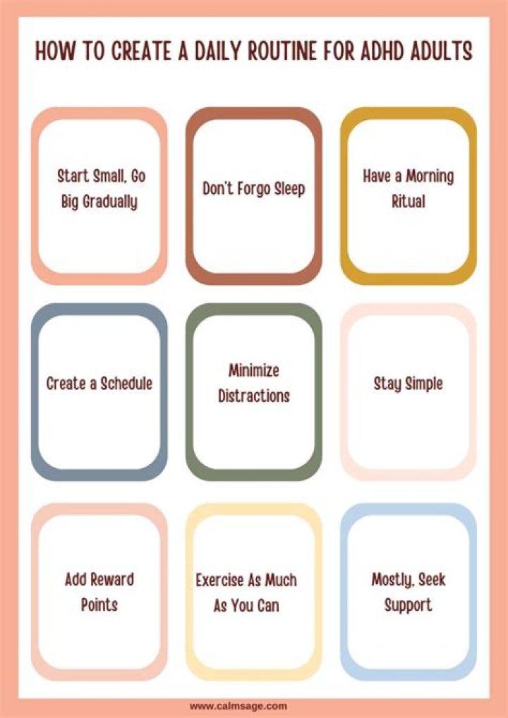 How do you organize your day for ADHD?