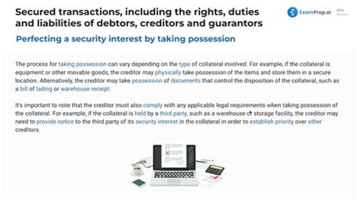 How do you perfect a security interest in Michigan?