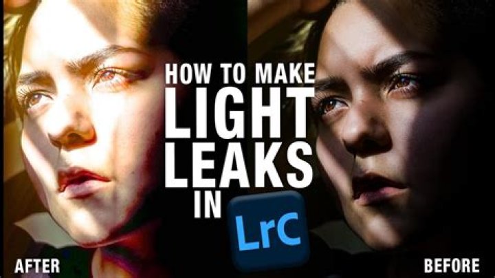 How do you photograph a light leak?