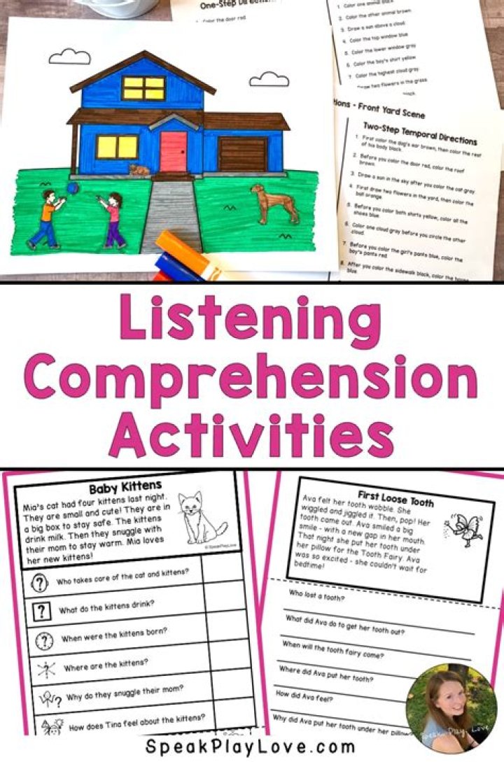 How do you plan a listening comprehension lesson?