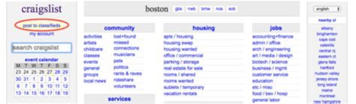 How do you post a job on Craigslist?