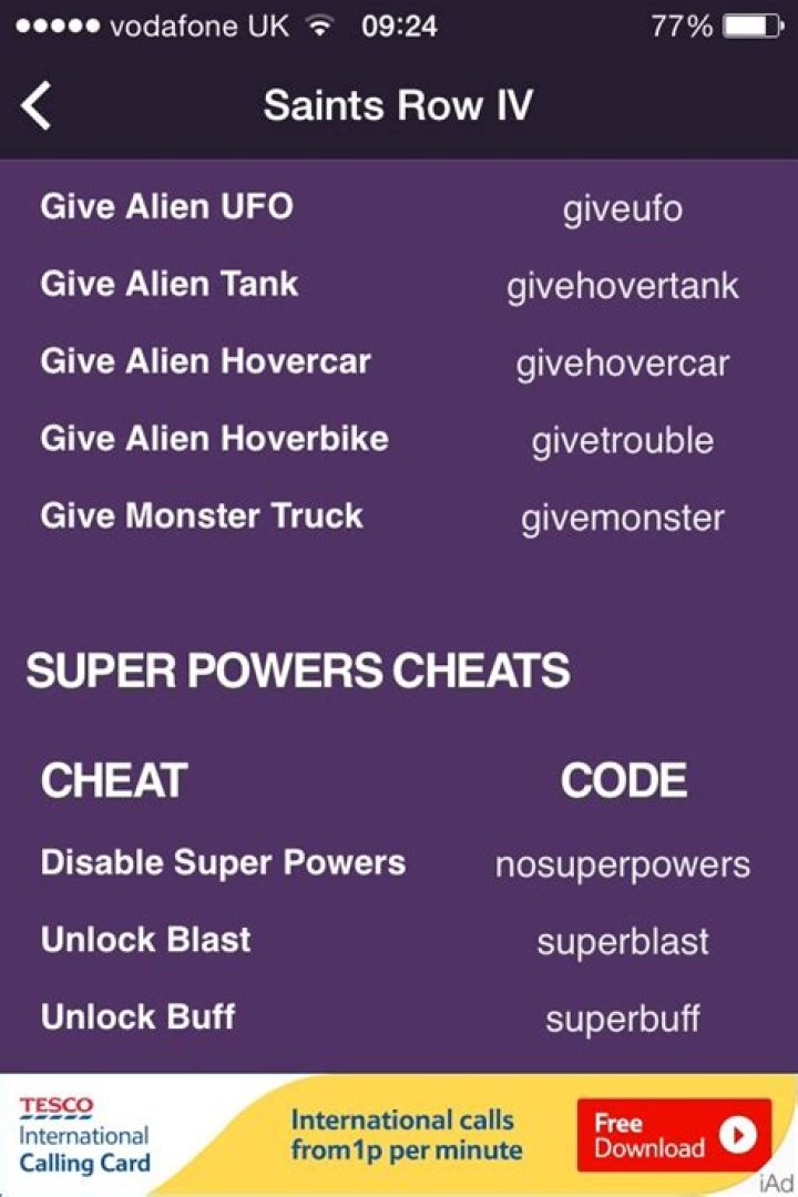 How do you put in cheat codes for Saints Row 3 on Xbox 360?