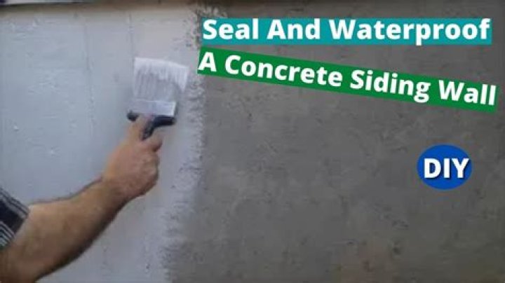 How do you seal old concrete basement walls?