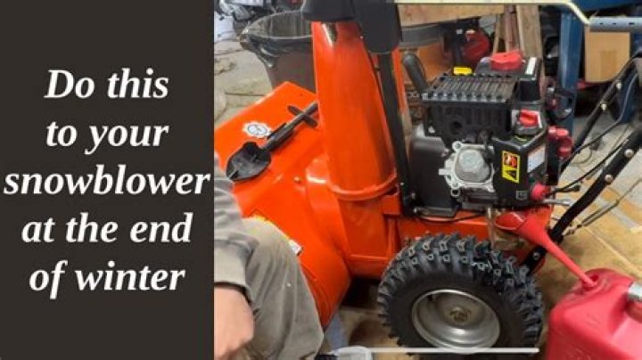 How do you start a snowblower after sitting for years?