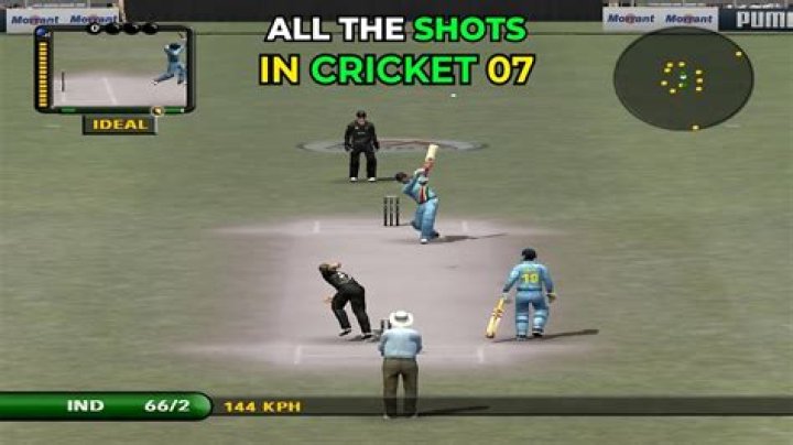 How do you stump in EA Cricket 2007?