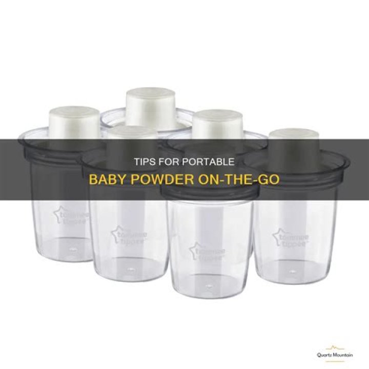 How do you travel with baby powder?