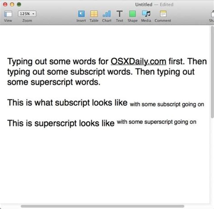 How do you type superscript 2 on a Mac?