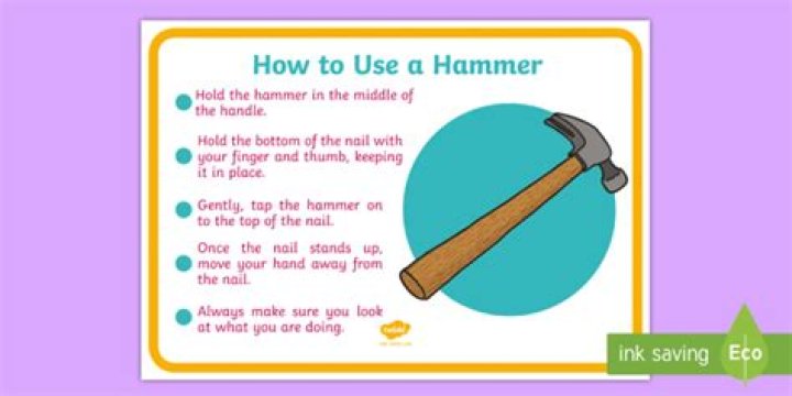 How do you use hammer away in a sentence?