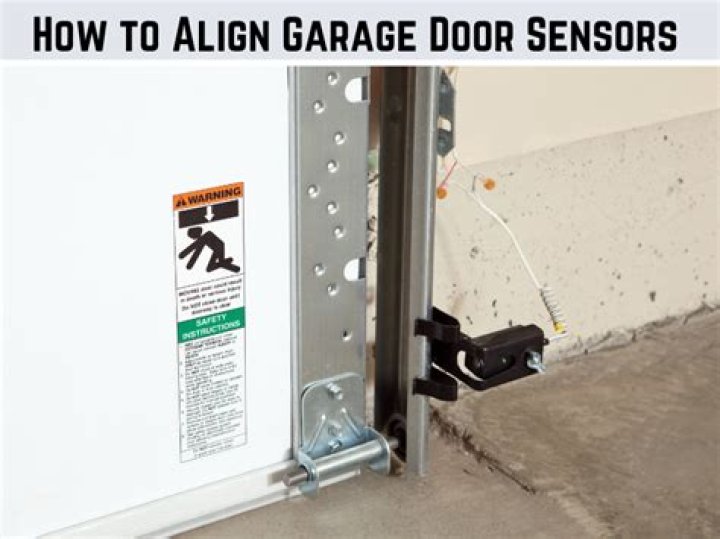 How do you wire a garage door safety sensor?