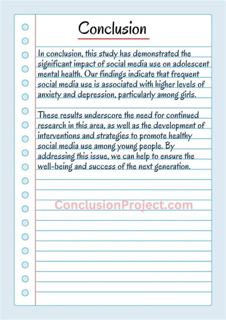 How do you write a conclusion for science?