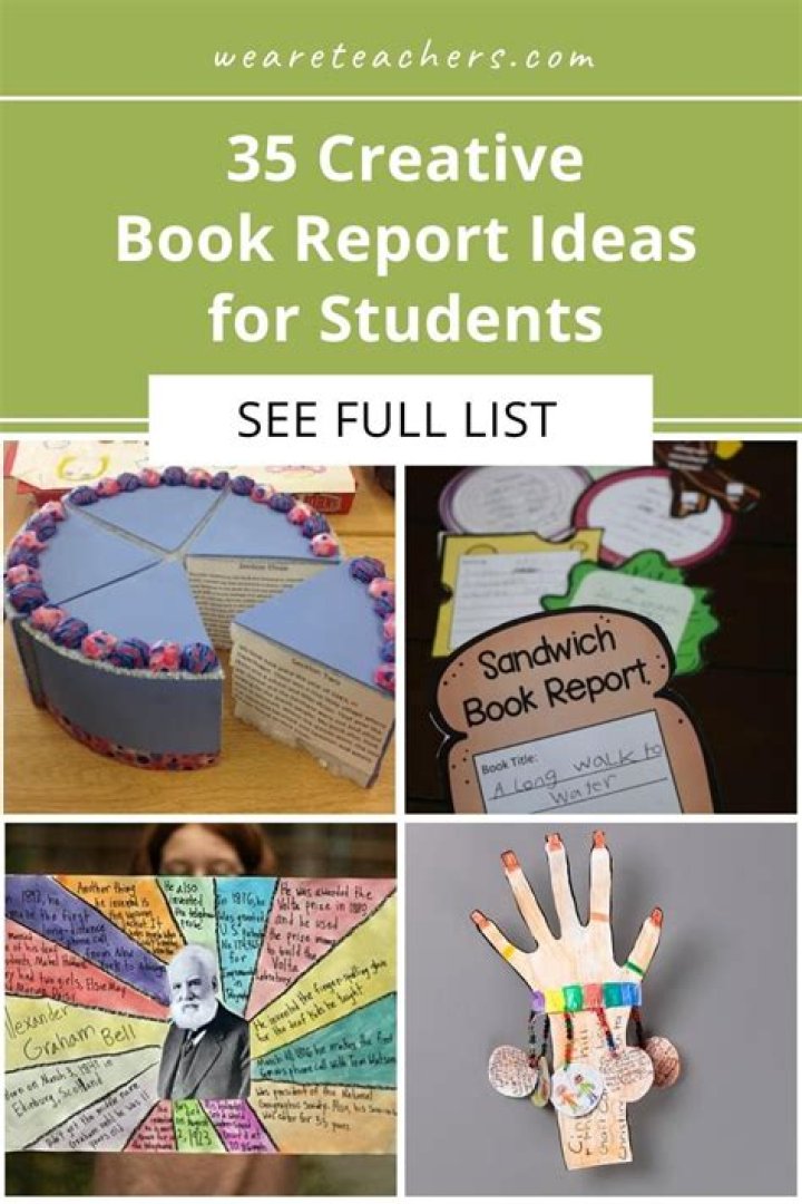 How do you write a creative book report?