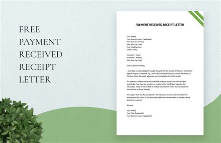How do you write a receipt for payment?