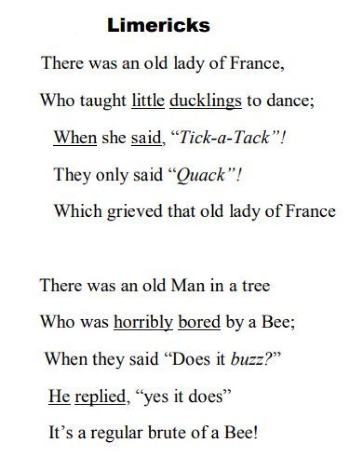 How do you write a simple limerick?