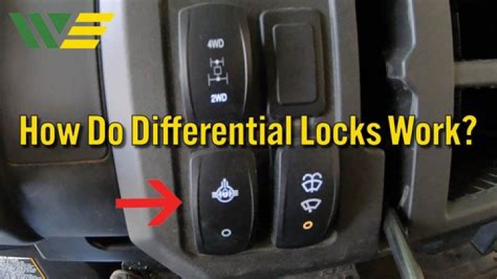 How does a front diff locker work?