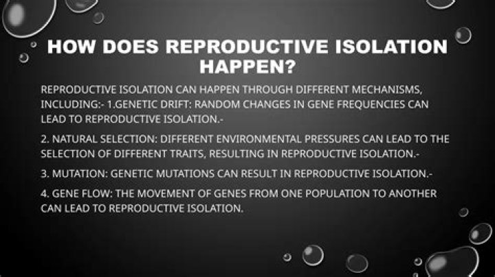 How does behavioral isolation happen?