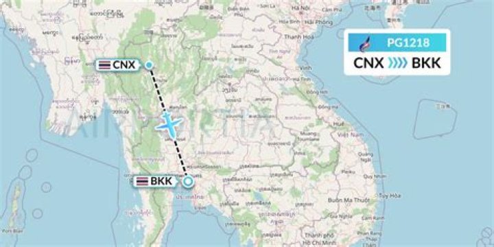 How far is Bangkok to Chiang Mai by plane?