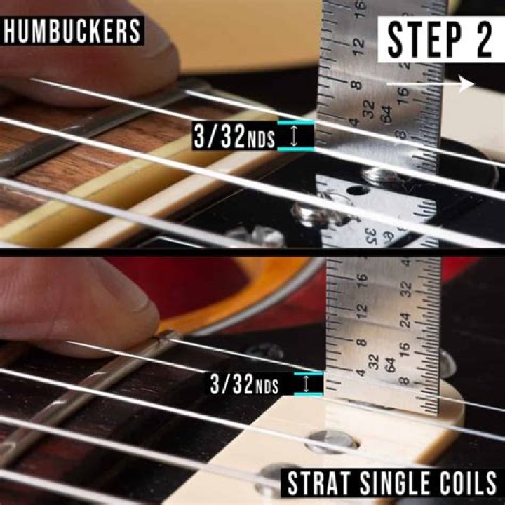 How high should humbuckers be from strings?