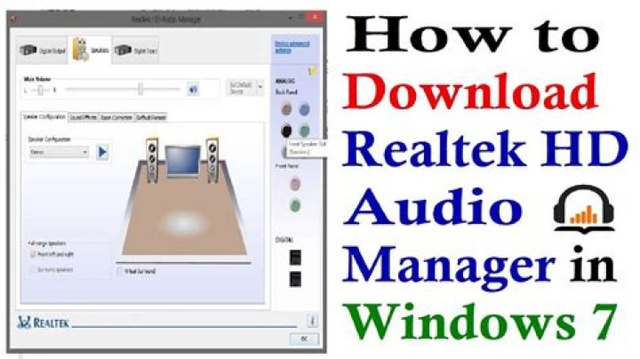 How install Realtek high definition audio driver windows 7 64 bit?
